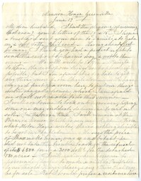 Letter from Emma Pringle Alston to Charles Alston, June 19, 1862