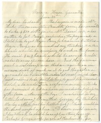 Letter from Emma Pringle Alston to Charles Alston, June 22, 1862
