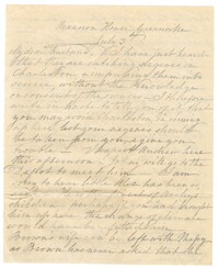 Letter from Emma Pringle Alston to Charles Alston, July 3, 1862