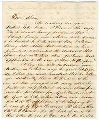 Letter from Charles Alston to Charles Alston Pringle, 1861