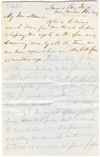 Letter from Joseph Pringle Alston to Emma Pringle Alston, July 1863