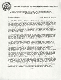 NAACP Press Release, November 30, 1989