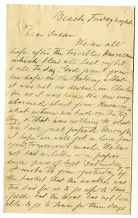 Letter from Joseph Pringle Alston to Susan Pringle Alston, October 14 1893