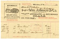 Wm. Johnson & Co. Bill
