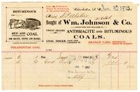 Wm. Johnson & Co. Bill