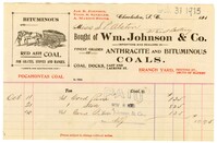 Wm. Johnson & Co. Bill