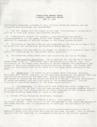 Charleston Branch of the NAACP Education Committee Report, May 7, 1991