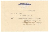 Ravenel & Co. Bill, 1917