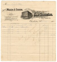 Welch & Eason Bill, 1892