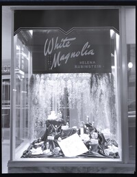 White Magnolia Helena Rubinstein Window Display