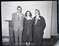 Group Photo of Three People Standing