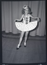 Child Dancer Posing in Costume