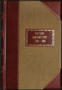Baptisms and Confirmations, 1840 - 1900, of St. Matthew's Lutheran Church
