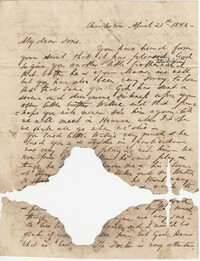 054.  William H. W. Barnwell to sons Robert and Edward -- April 21, 1842