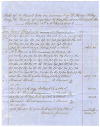 Letter from Coffin & Pringle to Charles Alston, November 21, 1854