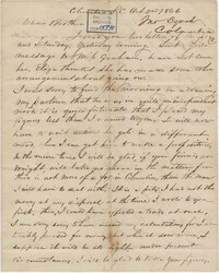 434. John Lynch to Bp Patrick Lynch -- October 2, 1866