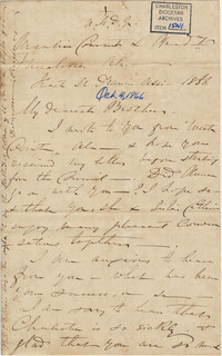435. Madame Baptiste to Bp Patrick Lynch -- October 4, 1866
