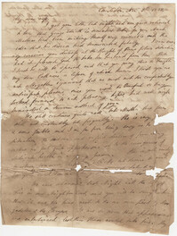025.  William H. W. Barnwell to Catherine Barnwell -- November 7, 1834