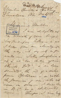 440. Madame Baptiste to Bp Patrick Lynch -- November 29, 1866