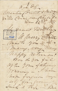 442. Madame Baptiste to Bp Patrick Lynch -- December 22, 1866