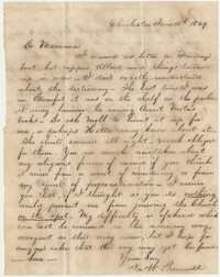 519.  Joseph Walker Barnwell to Catherine Osborn Barnwell -- June 14, 1869