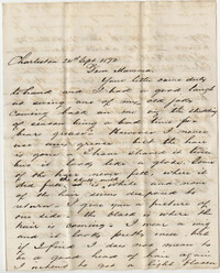 469.  Edward Barnwell to Catherine Osborn Barnwell -- September 24, 1872