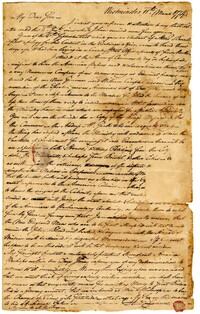 Letter from Henry Laurens to John Laurens, March 11, 1774