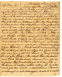 Letter from Henry Laurens to John Laurens, March 22, 1774