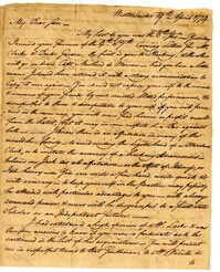 Letter from Henry Laurens to John Laurens, April 19, 1774