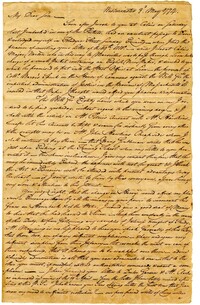 Letter from Henry Laurens to John Laurens, May 3, 1774