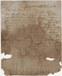 464.  Jonathan M. Baker to Edward Barnwell -- January 16, 1860