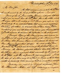 Letter from Henry Laurens to John Laurens, July 17, 1779