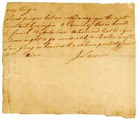Note from John Laurens