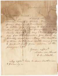 121.  E. E. North to William H. W. Barnwell -- March 4, 1853