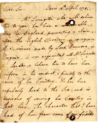 Letter from Ralph Izard to Henry Laurens, April 18, 1778