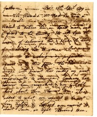 Letter from Ralph Izard to the South Carolina Delegates in Congress, April 26, 1779
