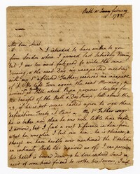 Letter from Martha Laurens to Mary Laurens, February 15, 1783