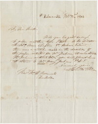 136.  David McElheran to William H. W. Barnwell -- February 2, 1844
