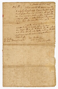 Letter from William Livingston to Henry Laurens, November 20, 1778