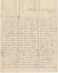 298.  Robert Woodward Barnwell to William H. W. Barnwell -- March 12, 1849