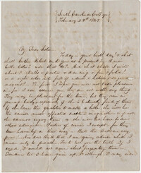 297.  Robert Woodward Barnwell to Catherine Osborn Barnwell (sister) -- February 28, 1849