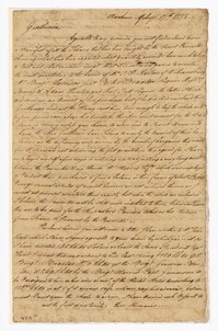Letter from Robert Morris to the Commercial Committee of Congress, February 17, 1778
