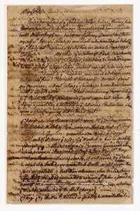 Humanitas Letter, 1779