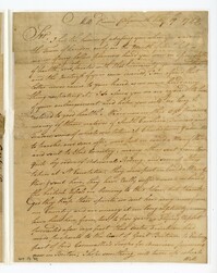 Letter from John Green to Henry Laurens, February 19, 1782