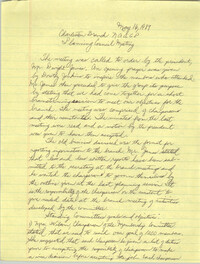 Minutes, Charleston Branch of the NAACP, Planning Council Meeting, May 16, 1989