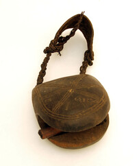 Wooden dog bell