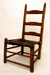 Slave-made chair