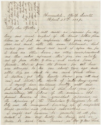 481.  Stephen Elliott Barnwell to Catherine Osborn Barnwell -- April 28, 1869
