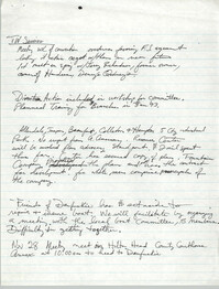 Notes, Charleston Branch of the NAACP, 1993