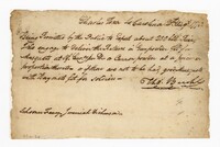 Thomas Buckle's Agreement to Furnish Arms, August 28, 1775